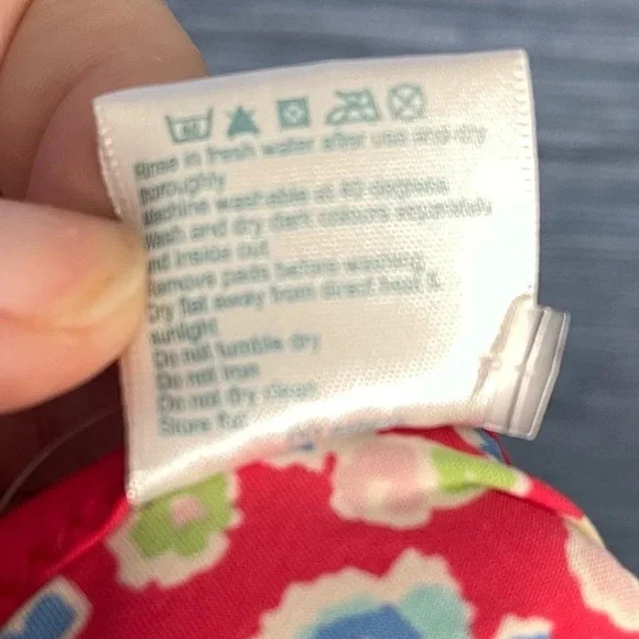 Boden Floral One Piece Swimsuit - Red, Yellow, Blue - Picture 6 of 7